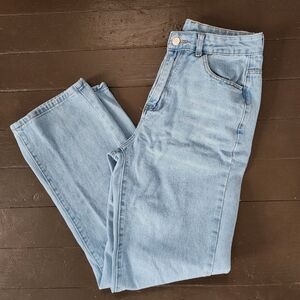 Amazon Light Blue Women's High Waisted Wide-Leg Jeans